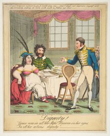 Dignity! - "Grace was in all her Steps. Heaven in her eyes, In all her actions di..., June 21, 1821. Creator: Theodore Lane