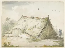 Dilapidated farm, 1782-1837. Creator: Pieter Bartholomeusz. Barbiers
