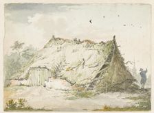 Dilapidated farm, 1782-1837. Creator: Pieter Bartholomeusz. Barbiers
