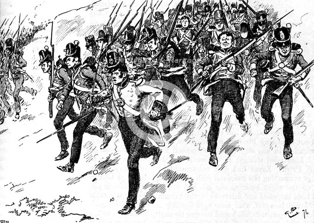 'Dilkes's Brigade of Guards Came Up', 1896, (1902). Artist: Gordon Frederick Browne.
