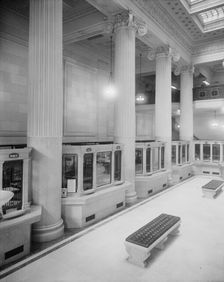 Dime Savings Bank, main floor, Detroit, Mich., between 1900 and 1910. Creator: Unknown