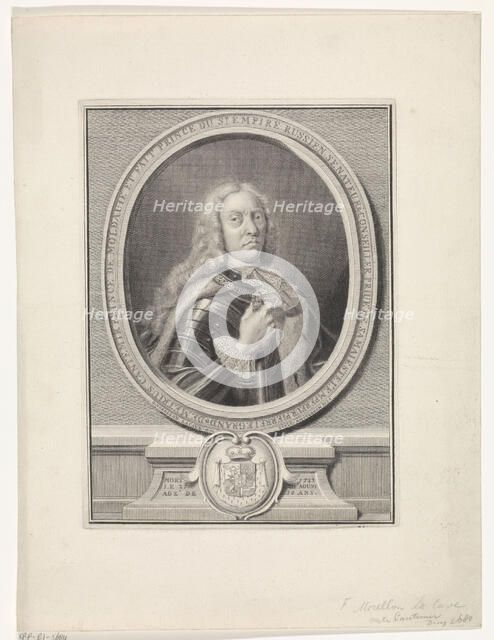 Dimitrie Cantemir (1673-1723), 1735. Artist: La Cave, François Morellon de (active 18th century)