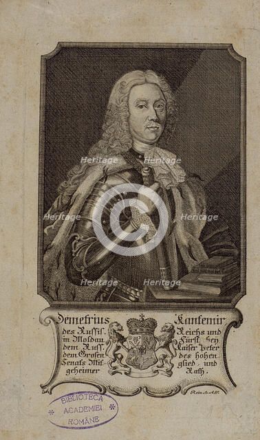 Dimitrie Cantemir (1673-1723), 1771. Artist: Anonymous  