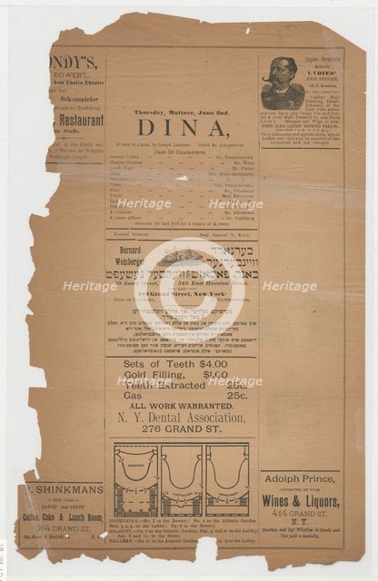 Dina, c1890 - 1899. Creator: Unknown.