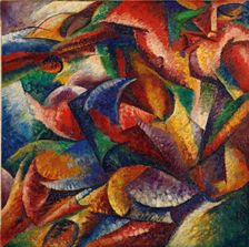 Dinamismo di un corpo umano, 1913