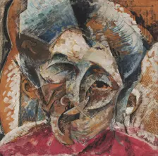 Dinamismo di una testa di donna, 1914. Creator: Boccioni, Umberto (1882-1916)
