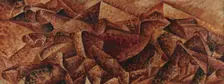Dinamismo plastico - cavallo + caseggiato , 1915. Creator: Boccioni; Umberto (1882-1916)