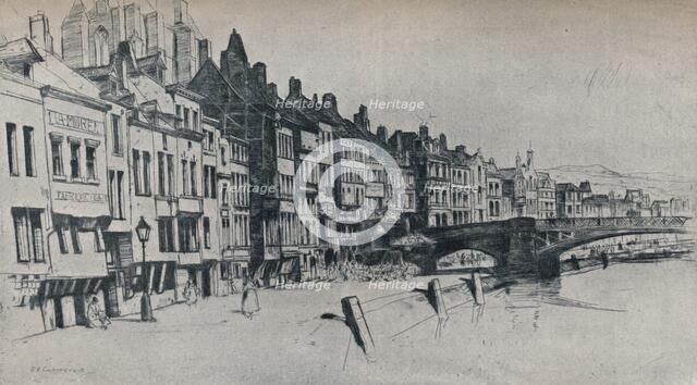 'Dinant', 1907. Artist: David Young Cameron.