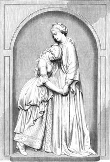 "Dinah Consoling Hetty in Prison," by F. J. Williamson, 1870. Creator: Unknown