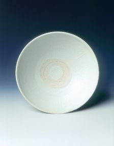 Ding type bowl with deer motif, Jin dynasty, China, late 12th century. Creator: Unknown