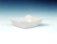 Ding type scalloped-edged square saucer, Liao dynasty, China, mid 11th century. Creator: Unknown