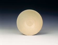 Ding bowl with incised lotus design, Northern Song dynasty, China, late 11th century. Creator: Unknown