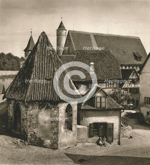 'Dinkelsbuhl - On the Capuchin Chapel', 1931. Artist: Kurt Hielscher.