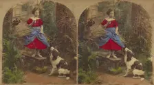 Dining Out, and Nothing for the Waiter, about 1860. Creator: London Stereoscopic & Photographic Co