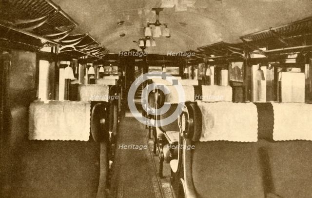'Dining-Car, London Midland and Scottish Railway', 1930. Creator: Unknown.