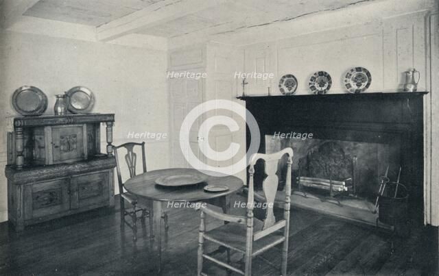 'Dining Room, circa 1800, from the Shenk House, Long Island', 1930. Artist: Unknown.