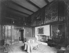 Dining Room at Carisbrooke Castle, Isle of Wight, c1930. Creator: Kirk & Sons of Cowes