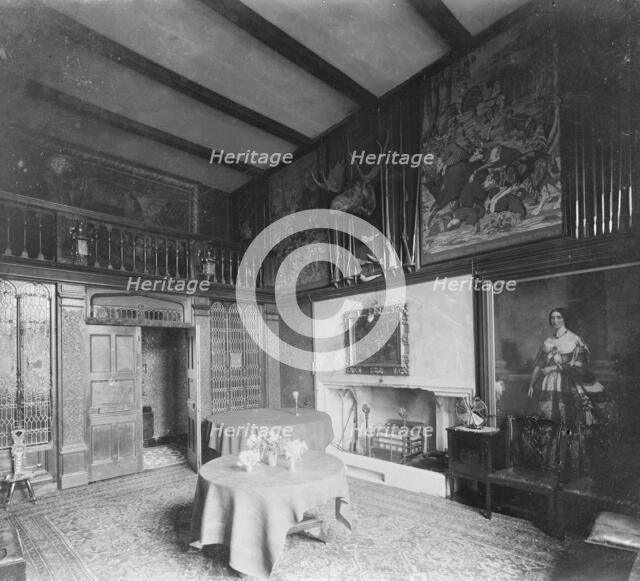 Dining Room at Carisbrooke Castle, Isle of Wight, c1930. Creator: Kirk & Sons of Cowes.