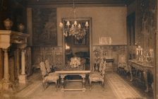 Dining room at the Cuban Embassy in Brussels, Belgium, 1927. Creator: Unknown