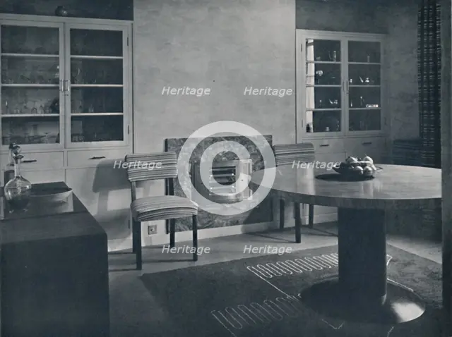 'Dining-room for a house in Highgate Village, London', 1936. Artist: Unknown.