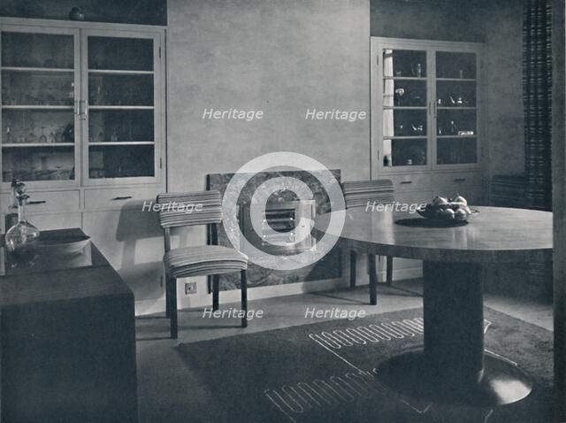 'Dining-room for a house in Highgate Village, London', 1936. Artist: Unknown.