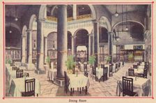 Dining Room - Hotel Florida - Havana - Cuba c1910