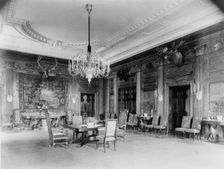 Dining(?) room in the White House, Washington, D.C., between 1889 and 1906. Creator: Frances Benjamin Johnston
