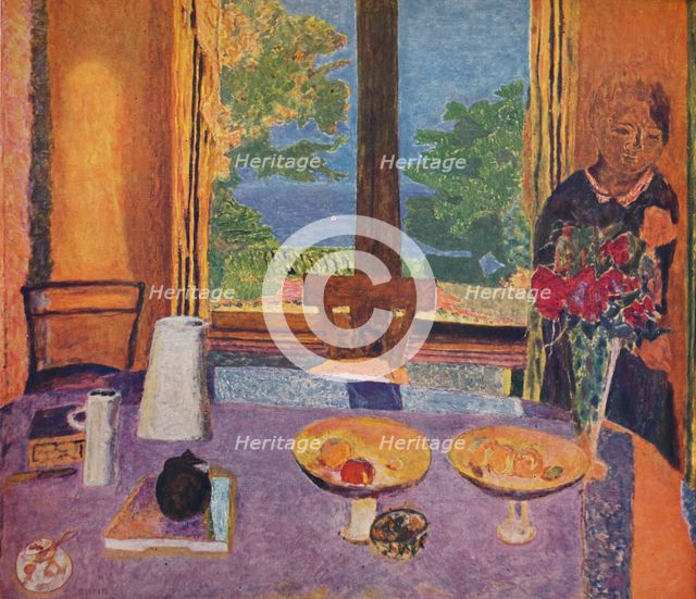 'Dining room on the garden - Interior', 1937. Artist: Unknown.