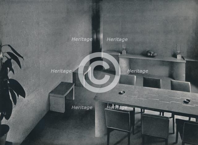 'Dining room of the architect Oliver Hill, F.R.I.B.A.', 1942. Artist: Unknown.