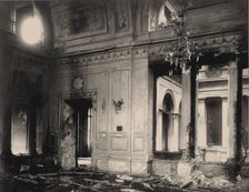 Dining room of the Winter Palace after the explosion, evening of February 17, 1880, 1880