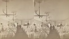 Dining Room, Overlook Mountain House, c1875. Creator: D. J. Auchmoody