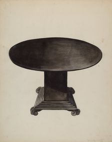 Dining Room Suite, 1935/1942. Creator: Juanita Lantz