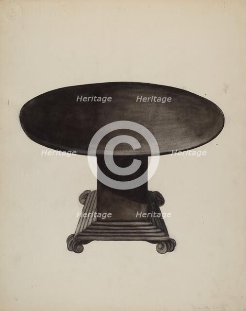 Dining Room Suite, 1935/1942. Creator: Juanita Lantz.