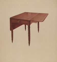 Dining Room Table, c. 1936. Creator: Howard Weld