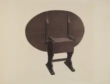 Dining Table, 1935/1942. Creator: William H Edwards