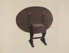 Dining Table, 1935/1942. Creator: William H Edwards