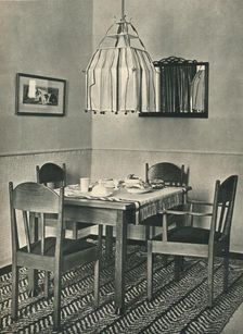 Dining-Table and Chairs designed by Willem Penaat 1928