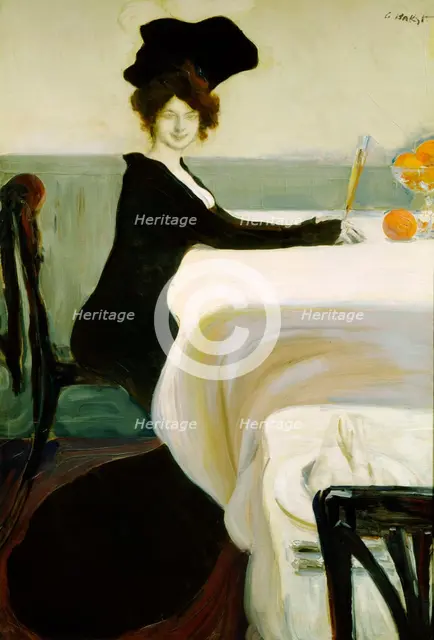 'Dinner', 1902.  Artist: Leon Bakst