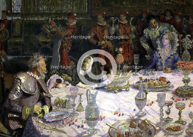 Dinner at the home of the Dukes' (part 2, chapter 21) episode of Don Quixote, Miguel de Cervantes…