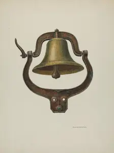 Dinner Bell, 1940. Creator: William Kieckhofel