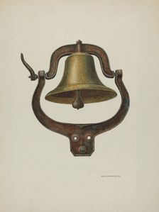 Dinner Bell, 1940. Creator: William Kieckhofel