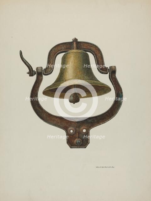 Dinner Bell, 1940. Creator: William Kieckhofel.