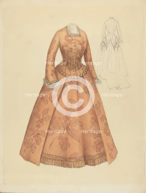Dinner Dress, 1935/1942. Creator: Hedwig Emanuel.