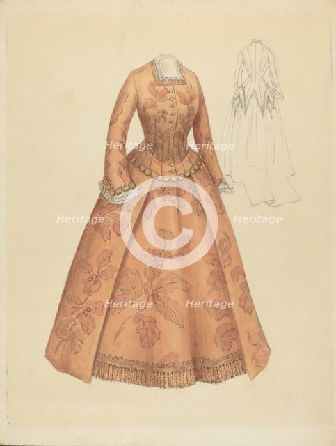 Dinner Dress, 1935/1942. Creator: Hedwig Emanuel.