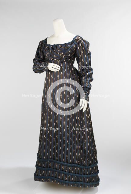 Dinner dress, British, ca. 1820. Creator: Unknown.