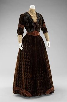 Dinner dress, French, 1900-1903. Creator: Rouff