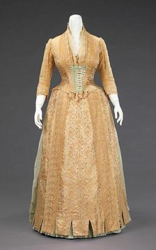Dinner ensemble, French, 1874. Creator: Kingsbury