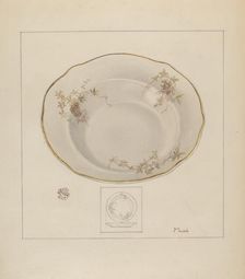 Dinner Platter, c. 1937. Creator: Joseph Sudek