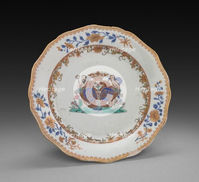 Dinner Plate, 1760-1770. Creator: Unknown.