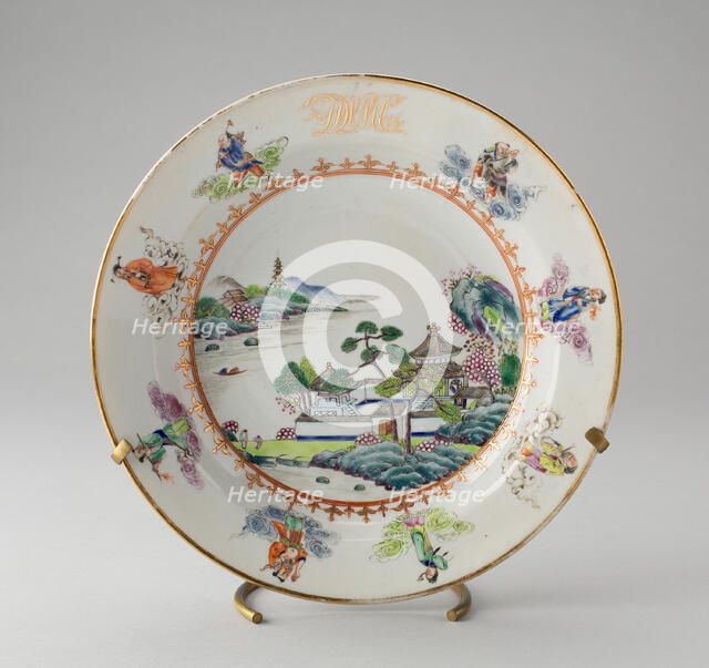 Dinner Plate, 1796/1810. Creator: Unknown.